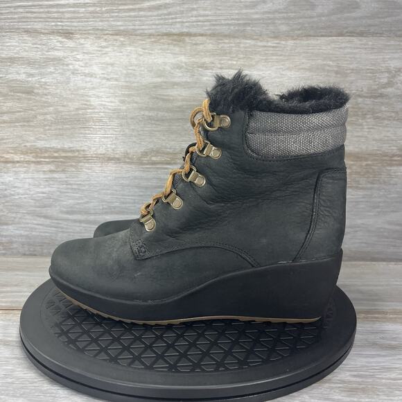 Sperry Top Sider Women’s Luca Peak Waterproof Wedge Ankle Booties Size 7.5 M - Picture 1 of 8